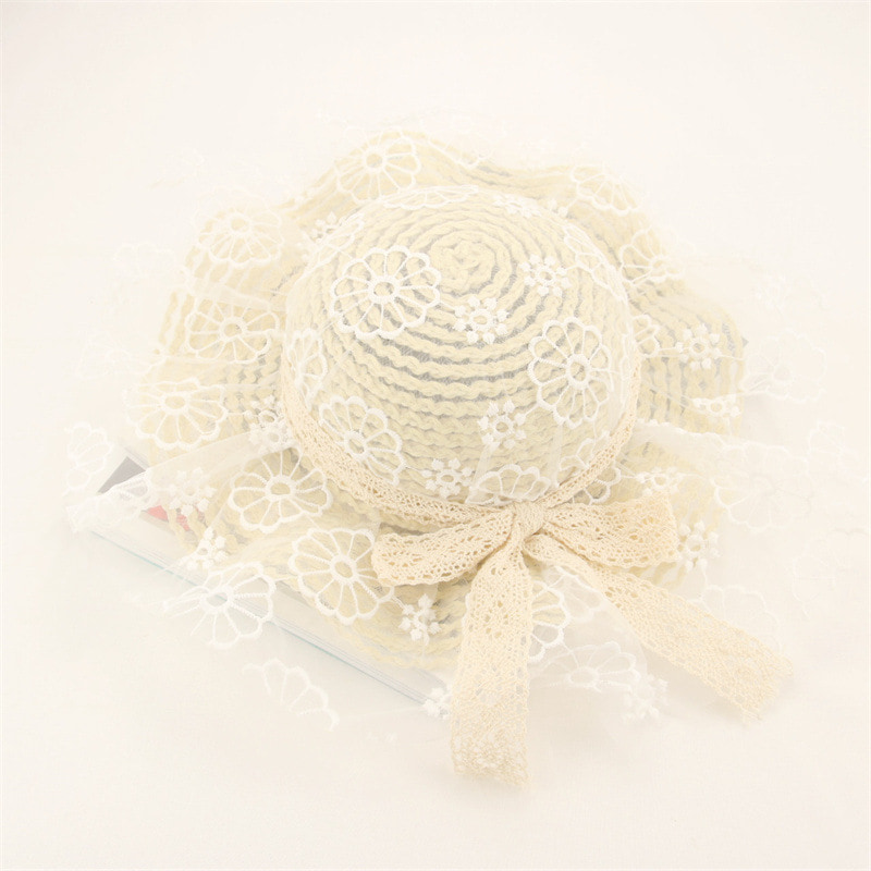 BK00009 Lace Cutout Kids Situla Hats