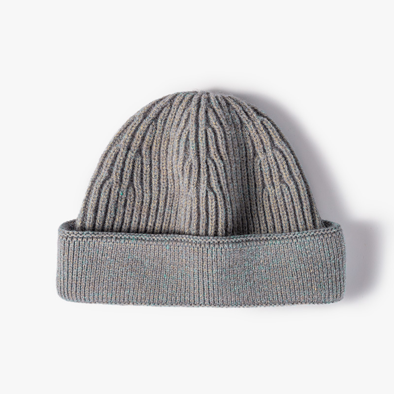 H00013 Multi-color Adulta lana Knitted Hat In Autumno Hiems