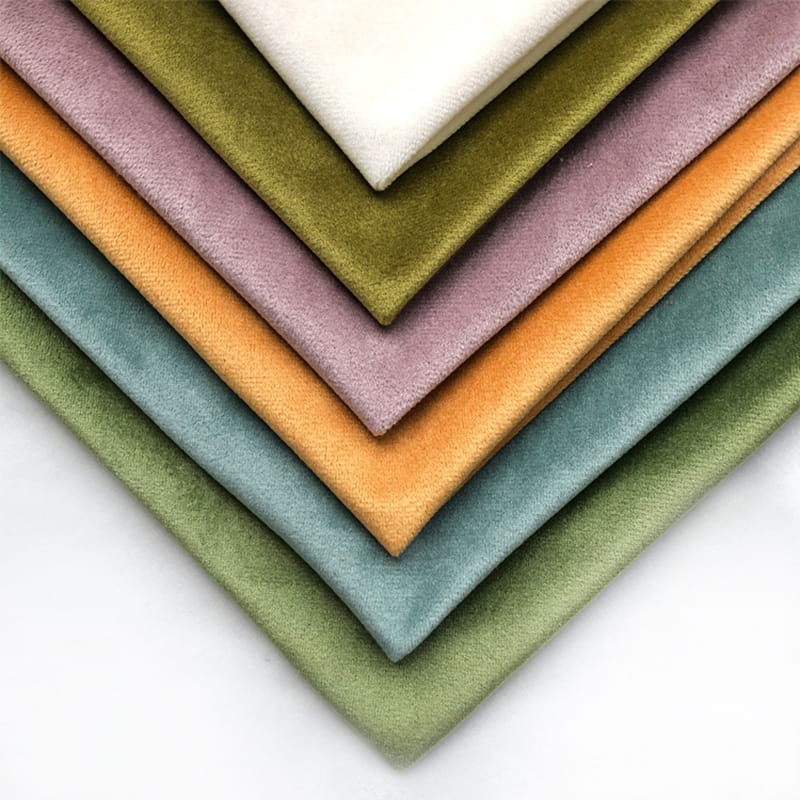 SM-B0002 210 GSM Solid Color Dutch Velvet Sofa Fabric Flannelette Fabric