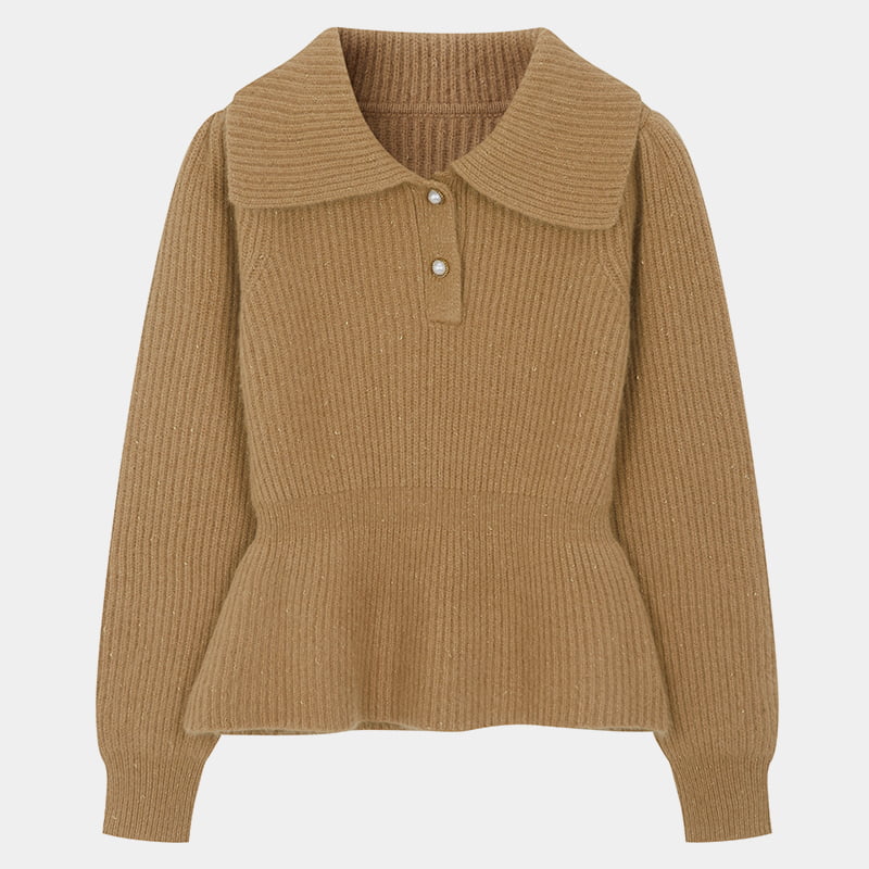 ML2215 French Waist Show exiles Women Knitted DESULTOR Sweater