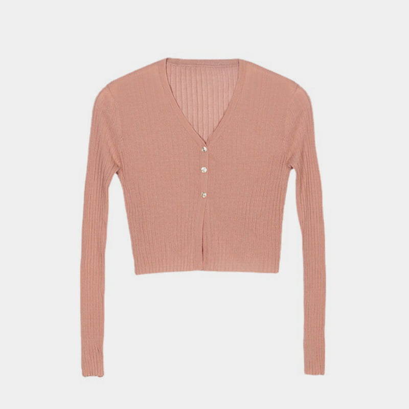 SM-K0005 Vertical Stripe lineis lineis Knitted Cardigan Women scriptor aestas Testa Puga pyga Sunscreen Jacket